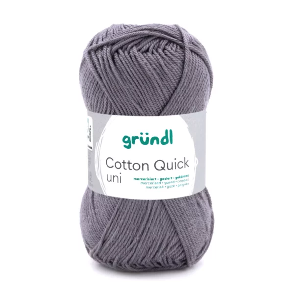 Coton Quick Uni Gris Foncé