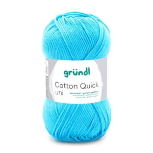 Coton quick uni Bleu eau