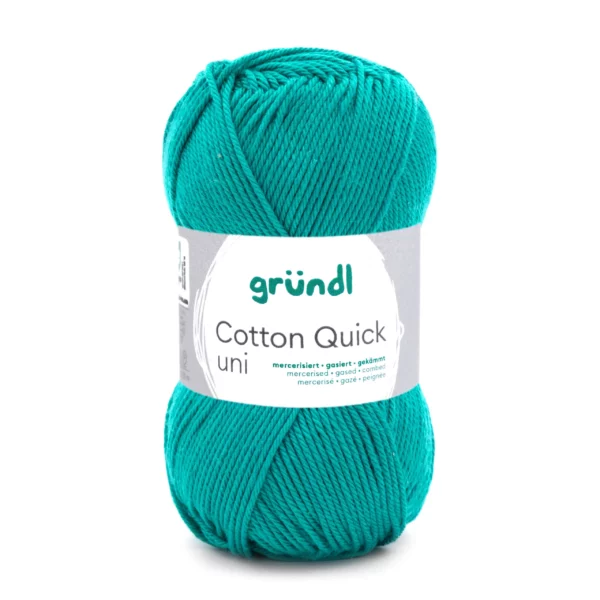 Coton quick uni émeraude
