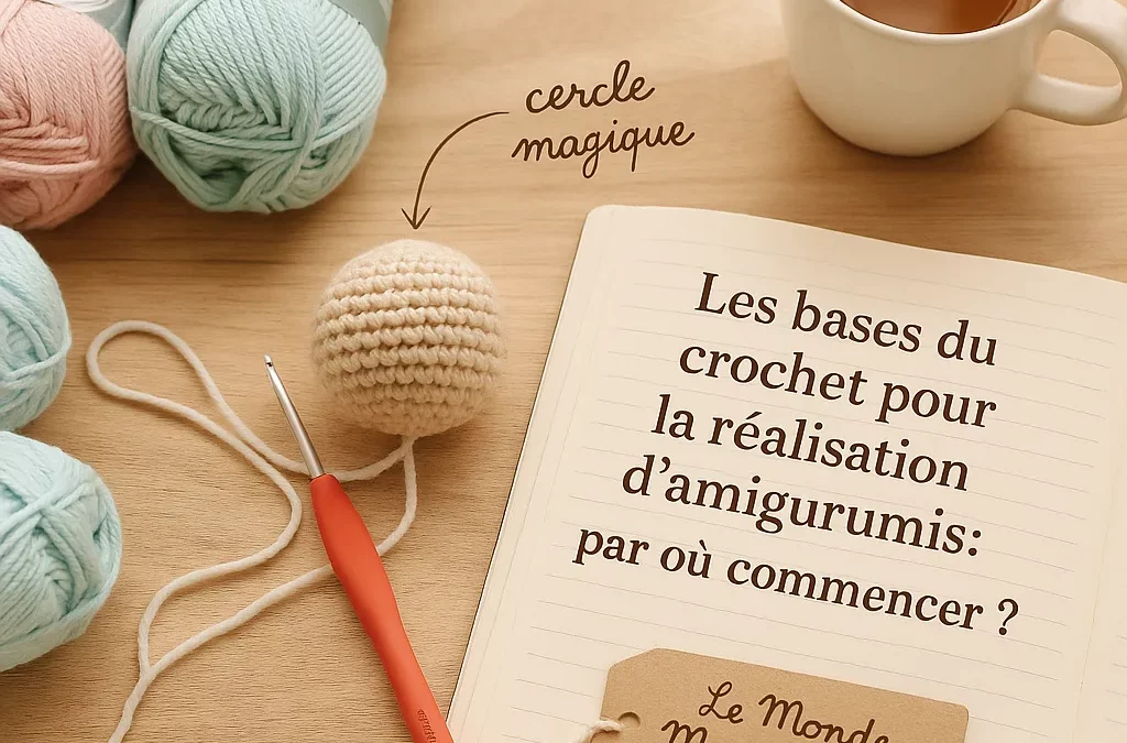 Les bases du crochet pour la réalisation d’amigurumis : par où commencer ?