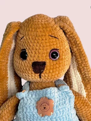Hypolite le lapin doudou unique